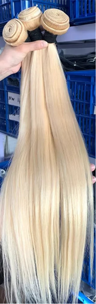 Premium 100% Human Hair Bundles – Straight, Double Weft, No Shedding, Long & Thick Ends