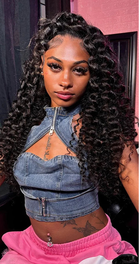 Premium Deep Wave Human Hair Bundles – 100% Virgin Hair, No Shedding, Fast Delivery