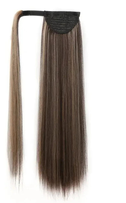 Premium Heat-Resistant Straight Synthetic Clip-In Ponytail Extension – Perfect for Daily Wear & Special Occasions