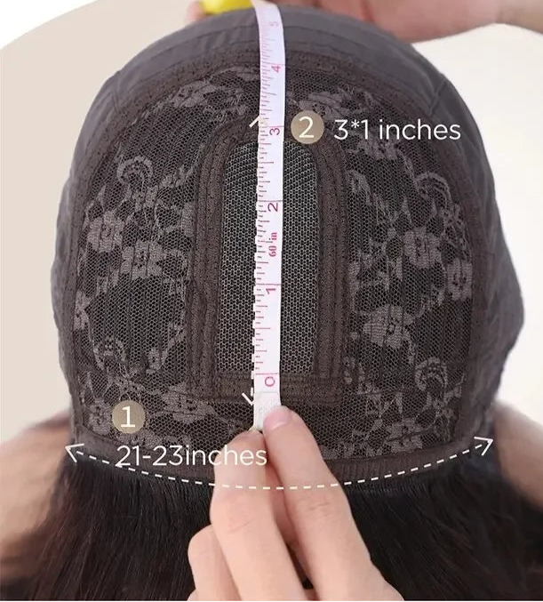 100% Straight Human Hair Bob Wig with Bangs – Realistic Scalp, Lightweight, Adjustable Cap Size