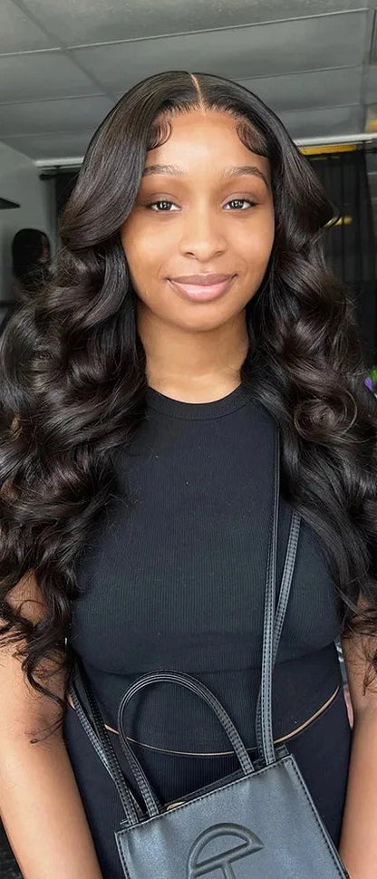 26+ Inch Body Wave Transparent Lace Wig | Premium Swiss Lace, Natural Long-Length Look