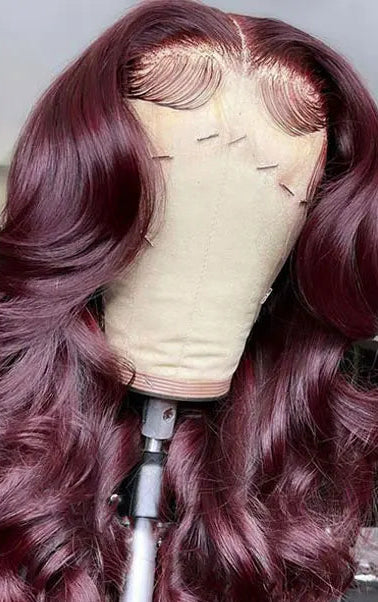 13x6 HD Lace Front Body Wave Wigs – 100% Peruvian Human Hair, Long & Colored Options