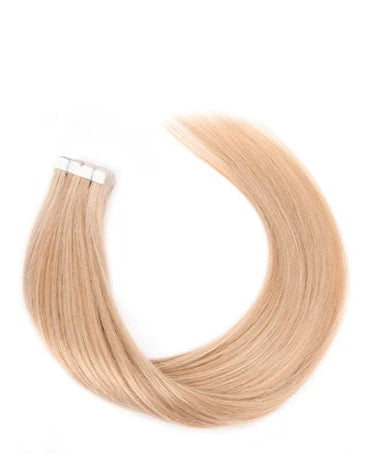 100% Natural Remy Mini Tape In Hair Extensions – 12" to 24" Straight, Ombre & Balayage Colors, Reusable
