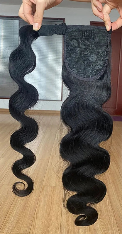 Premium Virgin Hair Wavy Clip-In Extensions – Pure Color, Perm & Dye Friendly