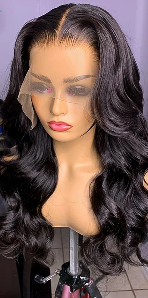 Ombre Body Wave Lace Front Human Hair Wig – 100% Human Hair, Transparent HD Lace, Customizable & No Shedding