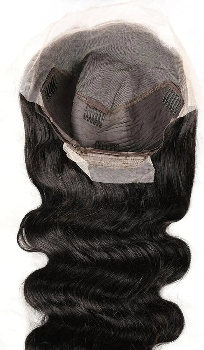 Natural-Looking Wavy Synthetic Lace Wig – Body Wave Daily Use Wig with Heat Resistance