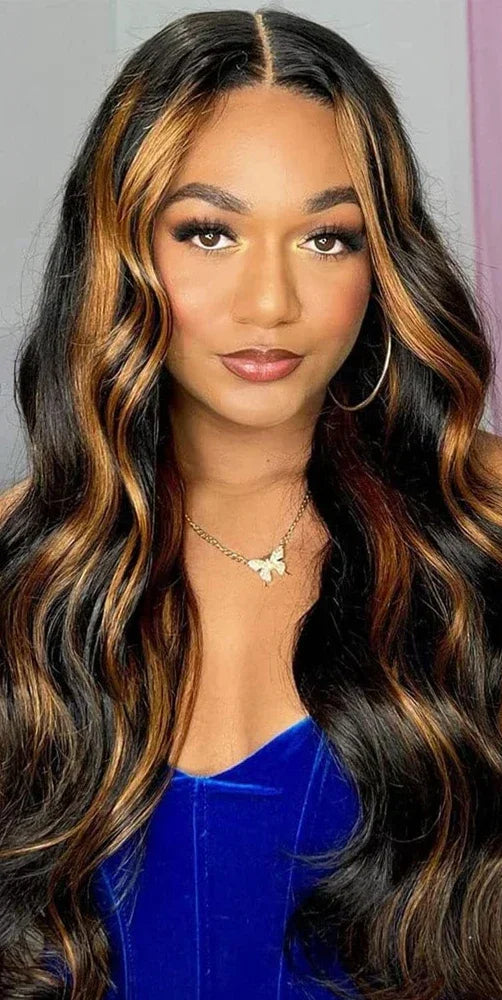Body Wave Swiss Lace Front Wig – High Quality Synthetic, Adjustable Fit, Heat Resistant, for Daily Use