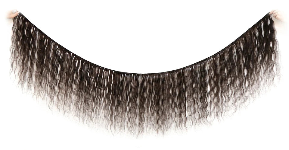 30-34 Inch Raw Virgin Straight Human Hair Bundles - 100% Natural Double Weft Extensions