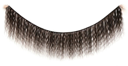 30-34 Inch Raw Virgin Straight Human Hair Bundles - 100% Natural Double Weft Extensions