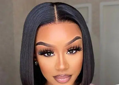 Premium Straight Lace Front Wig – 13x6 & 13x4 HD Transparent Lace, Pre-Plucked with Baby Hair, 180%-200% Density (4-16 Inches)