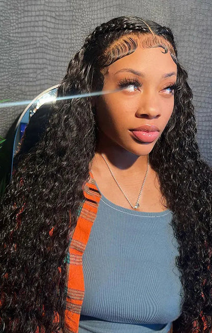 40-Inch Deep Wave HD Lace Frontal Wig – Hair, 13x6 Lace Front Wig