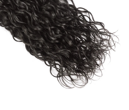Water Wave Human Hair Weaving – Premium Quality, Natural Texture, Can Be Permed, Machine Double Weft
