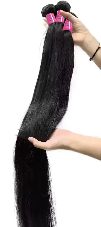 10A Straight Human Hair Bundles – 100% Virgin Hair Extensions (10-40 Inch)