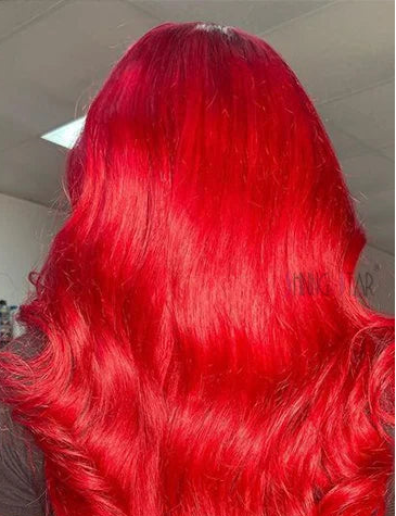 13x6 HD Lace Front Body Wave Wigs – 100% Peruvian Human Hair, Long & Colored Options