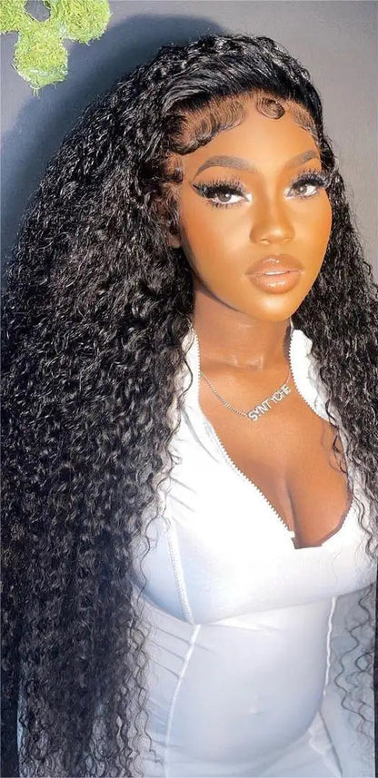 Premium Water Wave Curly Human Hair Bundles – 100% Virgin, Soft & Silky, Double Weft, 1-4 Bundle Deals