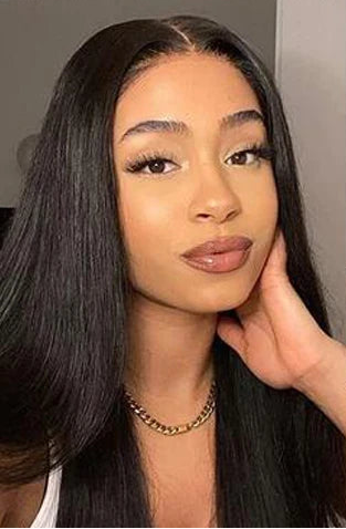 Luduna Virgin Straight Human Hair Bundles – Natural Black & Jet Black, Minimum Shedding, 1/3/4PCS