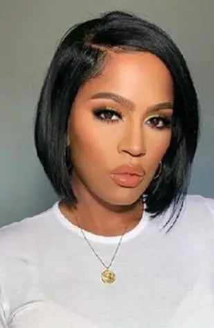 Premium Straight Lace Front Wig – 13x6 & 13x4 HD Transparent Lace, Pre-Plucked with Baby Hair, 180%-200% Density (4-16 Inches)
