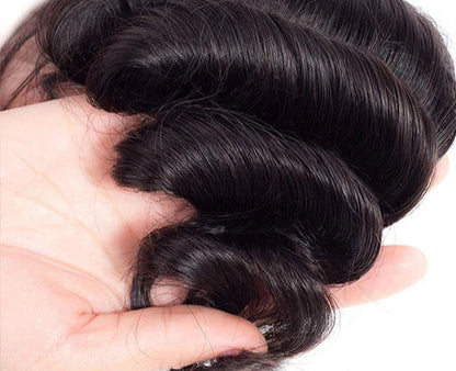 Vallbest Loose Wave Human Hair Bundles – 100% Virgin Hair, 1/3/4 PCS, Tangle-Free & Restyleable
