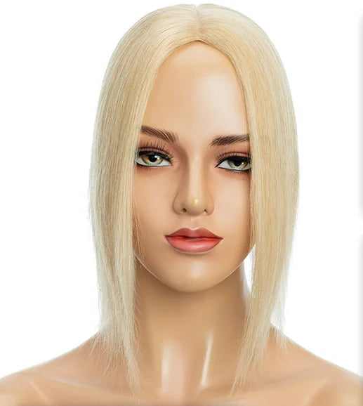 Premium Silk Base Human Hair Topper with Natural Hairline – Lightweight & Tangle-Free