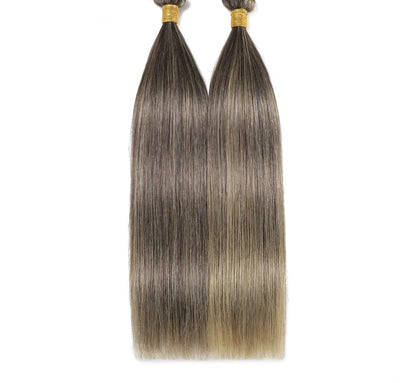 Premium 30-Inch Silver/Gray Straight Human Hair Weave Bundles – Full Cuticle Aligned, Dyeable, Restylable