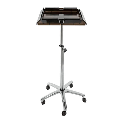 Adjustable Salon Trolley with Removable Tray for Hair Extensions & Styling Tools | High-Quality Rolling Cart