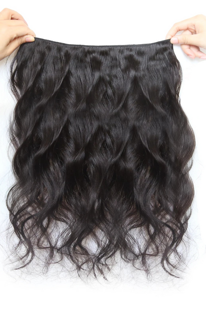 Virgin Peruvian Body Wave Human Hair Bundles – Tangle-Free, Long-lasting & Restyleable