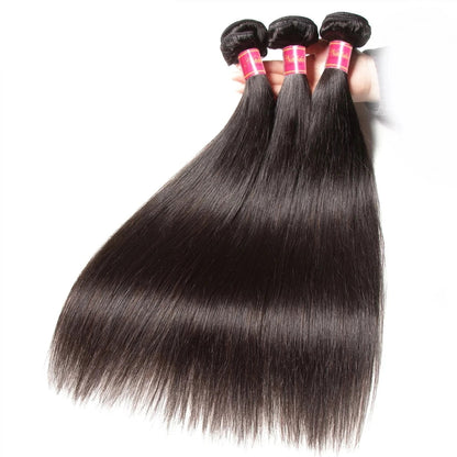 100% Malaysian Straight Human Hair Bundles – Smooth, Durable, and Perfect for Any Style
