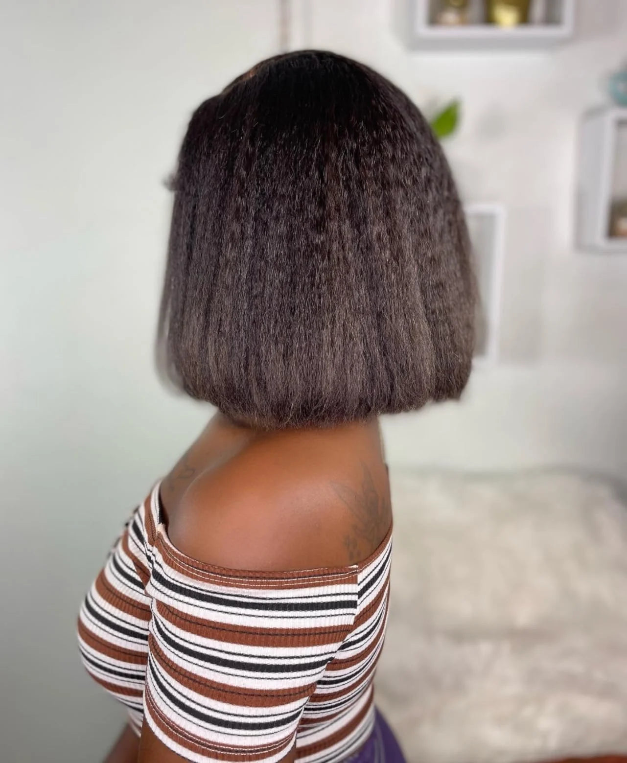 Peruvian Kinky Straight Lace Front Wig – 44 & 134 Frontal, Hair, Natural Texture, All Colors