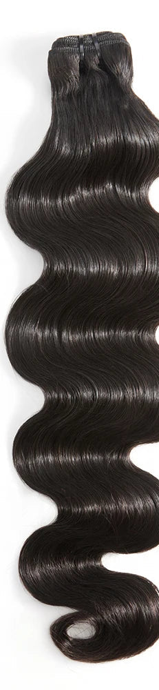 Virgin Peruvian Body Wave Human Hair Bundles – Tangle-Free, Long-lasting & Restyleable