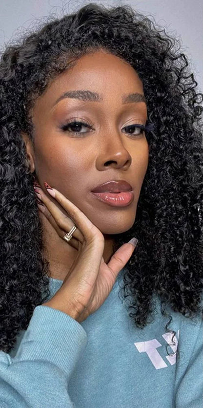 Curly 13x4 Lace Front Bob Wig – Pre-Plucked Curly Bob Frontal with 4x4 Lace Closure