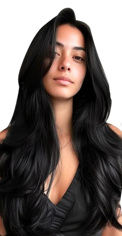 Moresoo Tape-In Hair Extensions | 100% Real Human Hair, Straight Texture, 12-24 Inch, Balayage & Highlight Colors
