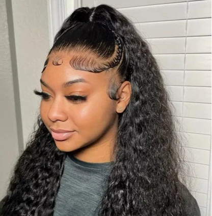 26+ Inch Human Hair Lace Wig – Transparent Lace, Dye-Friendly, Long & Luxurious