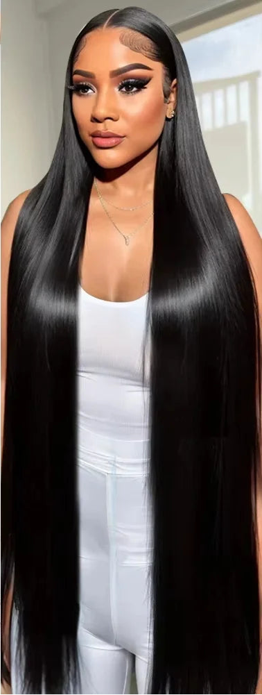 Premium Straight Human Hair Weave – 100% Natural, No Shedding, Can Be Dyed and Styled