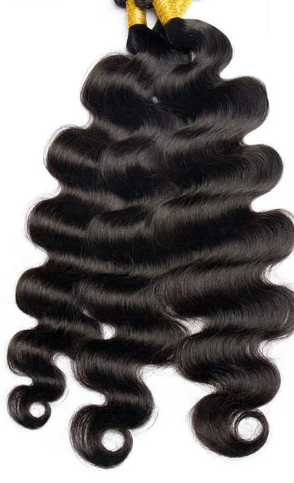 Peruvian Body Wave Bundles with Lace Frontal Closure – Natural, Versatile, and Premium Quality