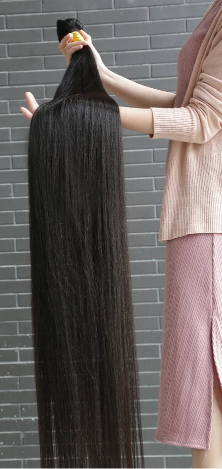 Melodie 12A 40-Inch Silky Bone Straight Human Hair Extensions - Double Weave Bundles, 1-4 Bundles