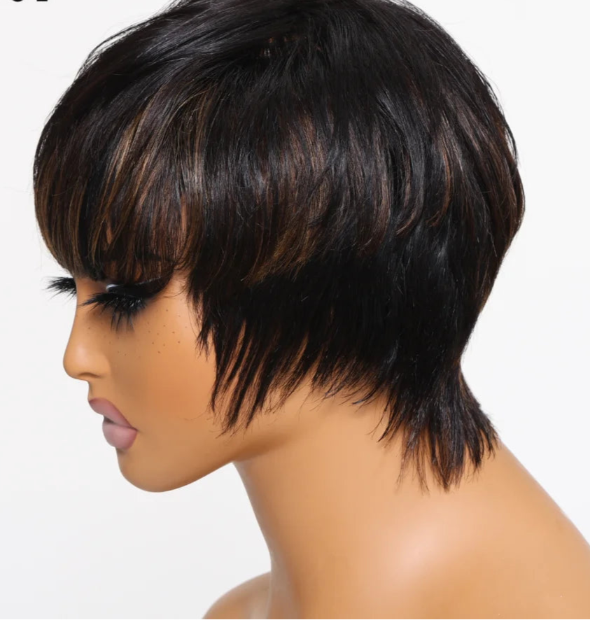 Natural Wavy Wig – 100% Human Hair, Soft Waves with Premium Quality