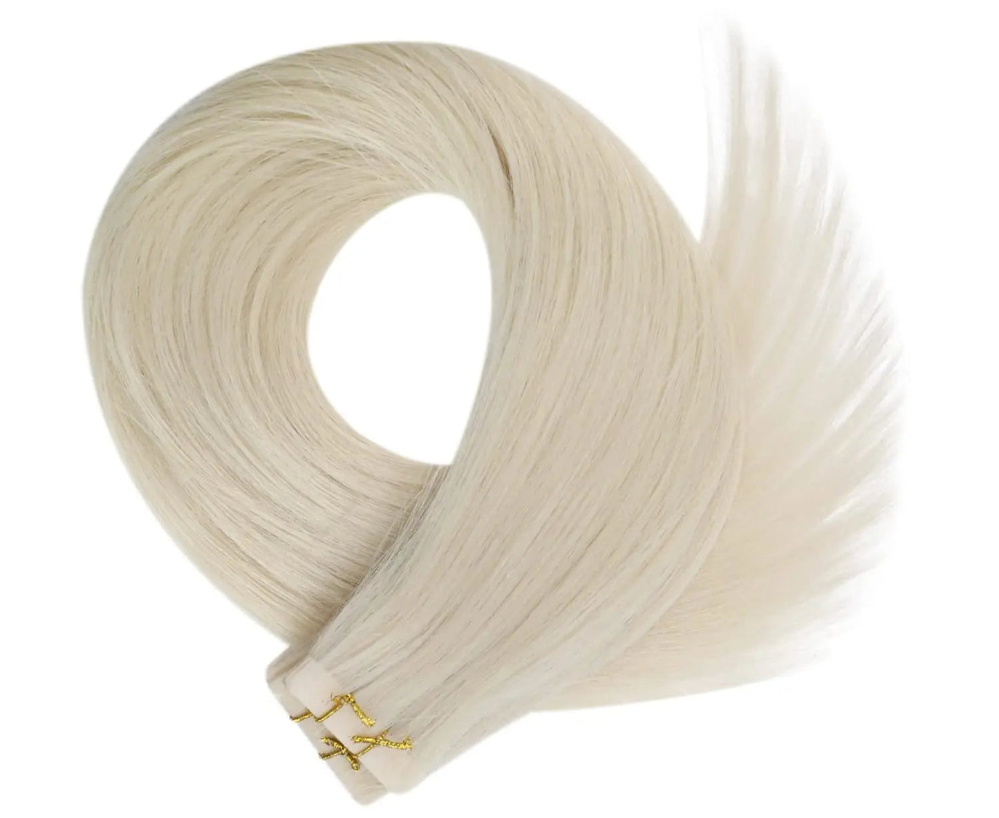 Virgin Human Hair Invisible Tape-In Extensions | 100% Real Hair, Lightweight & Reusable