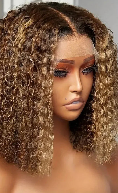 Loose Deep Wave Lace Front Wig – 100% Hair, Transparent Swiss Lace