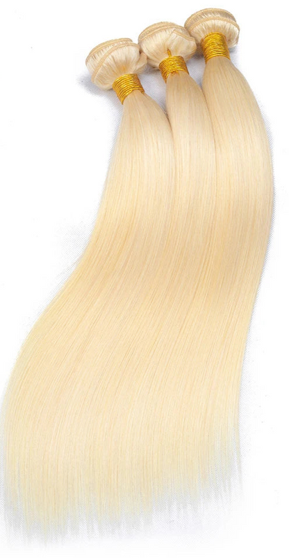 Premium Straight Human Hair Wefts – 12-32 Inch, Full Cuticle Aligned, Dyeable, Machine Double Weft