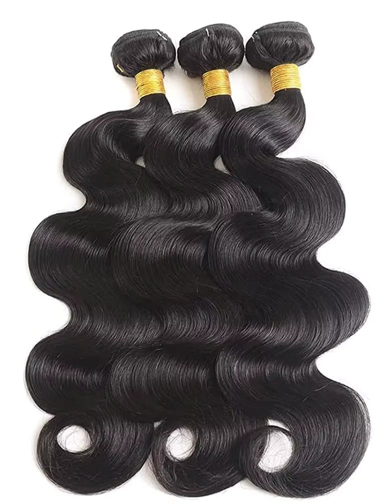 Virgin Body Wave Human Hair Extensions - 100% Natural & Dye-Friendly Weave