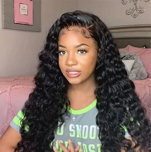 Premium Deep Wave Human Hair Bundles – 100% Virgin Hair, No Shedding, Fast Delivery
