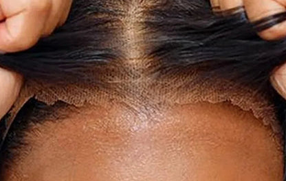 Premium Straight Lace Front Wig – Transparent Swiss Lace, Short Length (4-16 Inches), Customizable Color