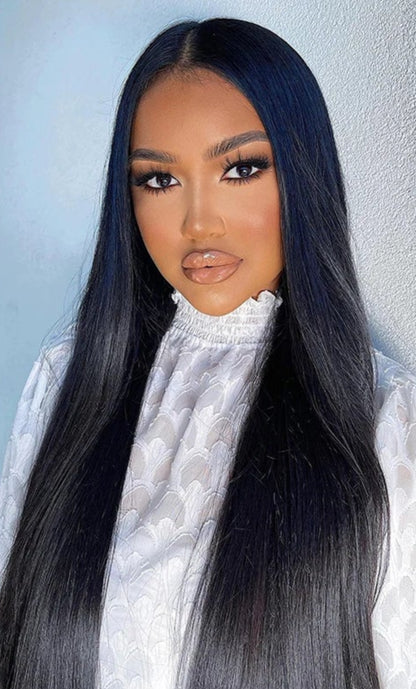 Virgin Straight Human Hair Extensions – Chemical-Free, Permable & Dye-Friendly | 10pcs Set