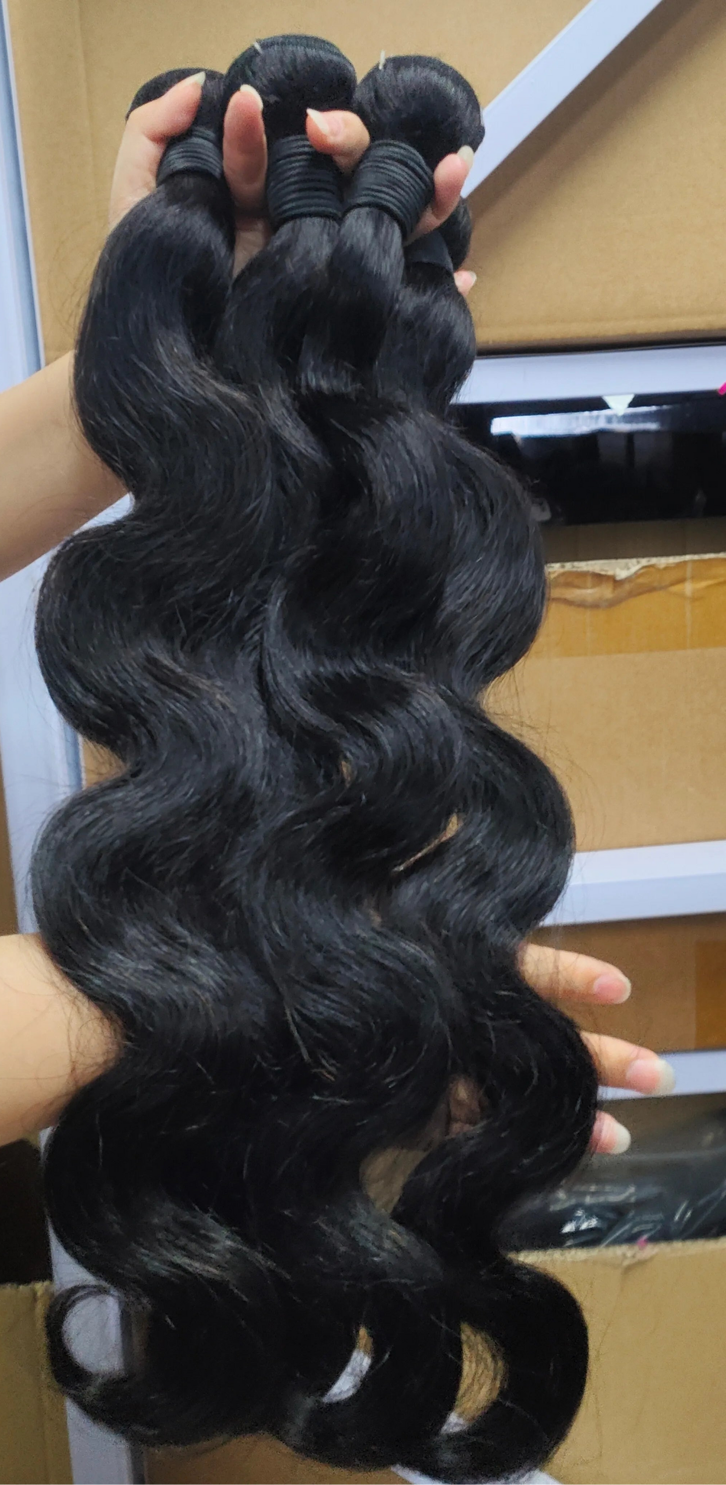 Natural Color Body Wave Human Hair Bundles – 100% Virgin Hair, Long-Lasting & Fast Shipping