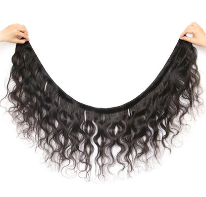 Virgin Peruvian Body Wave Human Hair Bundles – Tangle-Free, Long-lasting & Restyleable