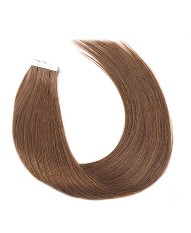 100% Natural Remy Mini Tape In Hair Extensions – 12" to 24" Straight, Ombre & Balayage Colors, Reusable