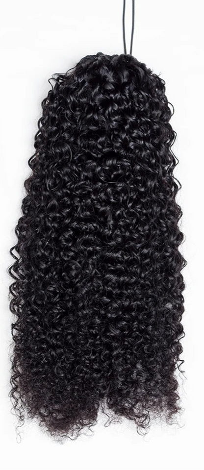 Virgin Curly Clip-In Hair Extensions – 100% Pure Human Hair, Dye & Perm Safe