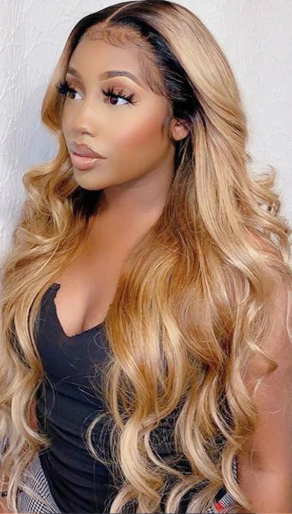 Light Chocolate Brown Body Wave Human Hair Bundles with 4x4 Lace Closure - High-Quality, Permed, 12-28 Inches