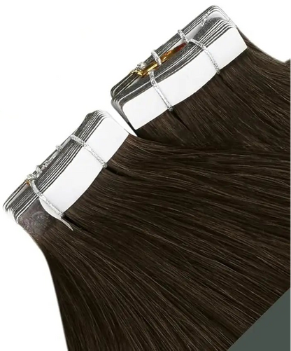 Vesunny Invisible Tape-In Human Hair Extensions | Natural Body Wave | 12-24 Inch Ombre & Highlight | 20pcs