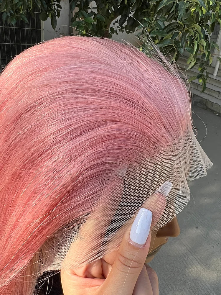 Straight Bob Lace Front Wig – 13x4 Frontal, HD Transparent Lace, Restyle & Curlable, 100% Human Hair